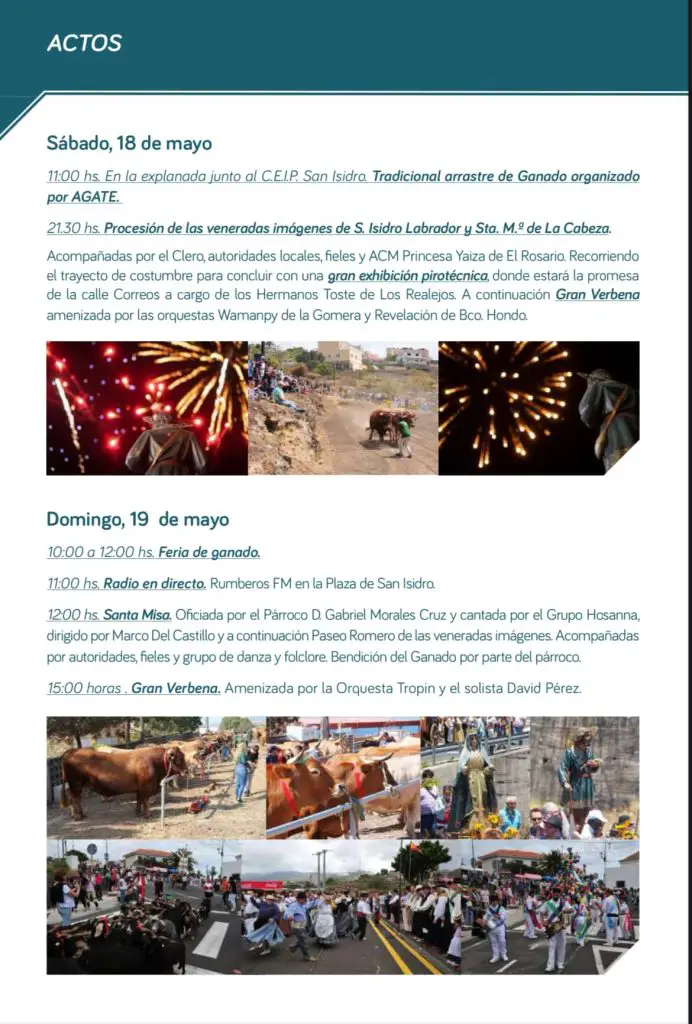 Fiestas de San Isidro Labrador y Santa María de la Cabeza 2024 en El Chorrillo