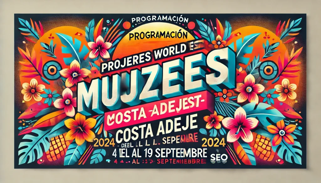 Mujeres World Fest 2024. Programación de Actividades con los Artistas y las Fechas del Festival en Tenerife.