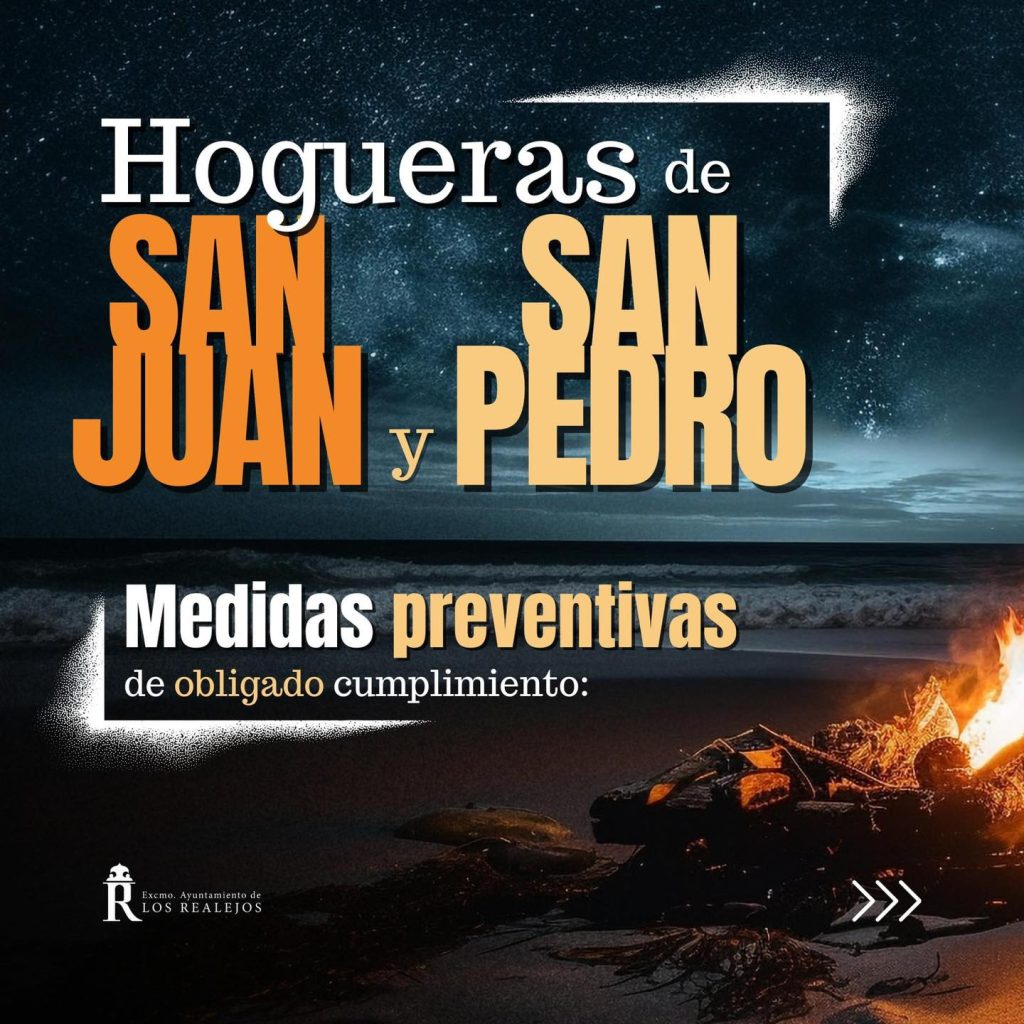 Hogueras de San Juan y San Pedro en Los Realejos 2024. Toda la información sobre la celebración de las Hogueras de San Juan en el municipio.