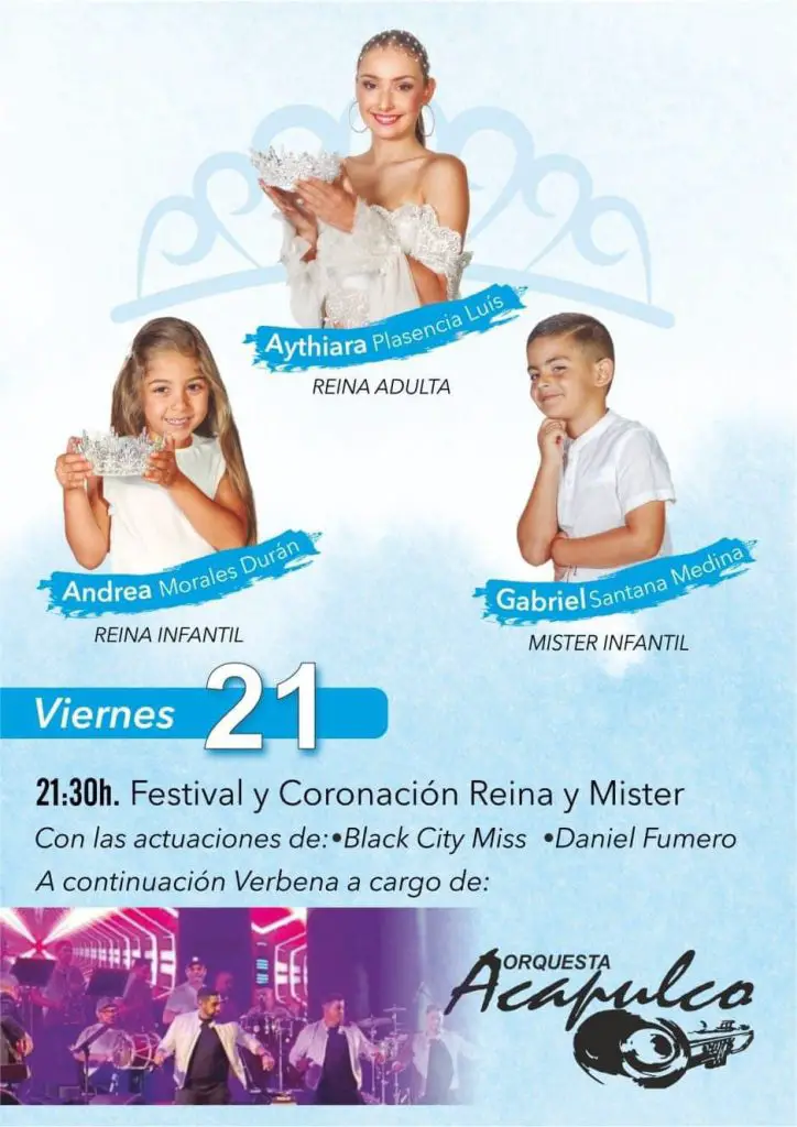 Fiestas de San Juanito en Playa de Lima 2024 Arafo. Programación con fechas y horarios de los principales eventos y actividades