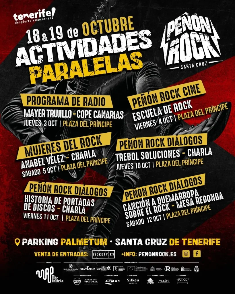 El Festival Peñón Rock 2024 promete ser una experiencia inolvidable. Celebrado en Santa Cruz de Tenerife los días 18 y 19 de octubre