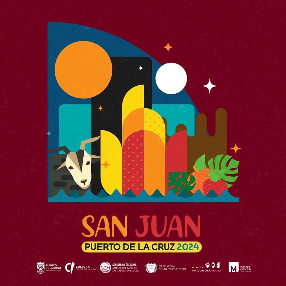 Cartel de la Fiesta de San Juan en Puerto de la Cruz 2024